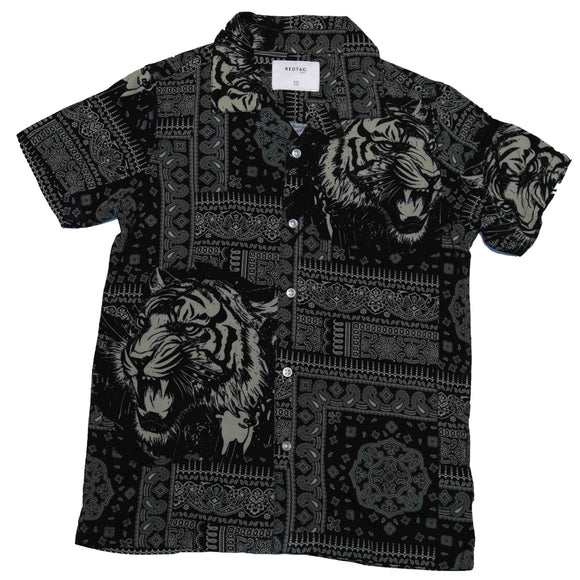 Black Tiger Graphic Tshirt Nawao.com