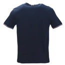 Black Tipped T Shirt With Logo Black Nawao.com