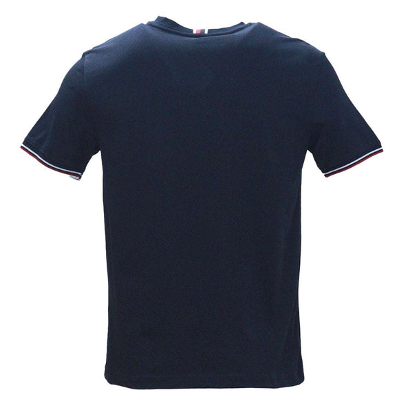 Black Tipped T Shirt With Logo Black Nawao.com