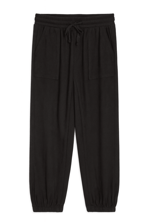 Black Twill Jogger Nawao.com