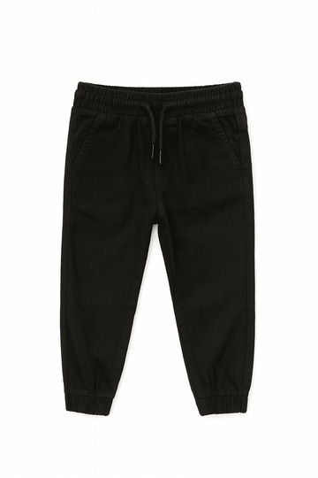 Black Twill Jogger Nawao.com