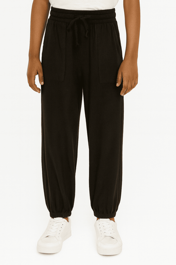 Black Twill Jogger Nawao.com