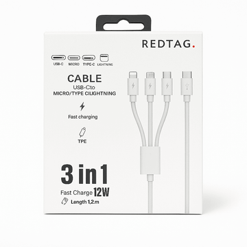 Black Universal Charging Cable Nawao.com