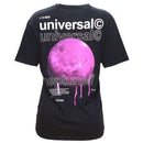 Black Universe Oversized Printed T Shirt Black Nawao.com