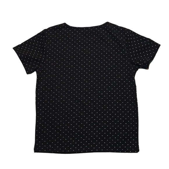 Black W Silver Top With Allover Nawao.com