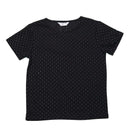 Black W Silver Top With Allover Nawao.com
