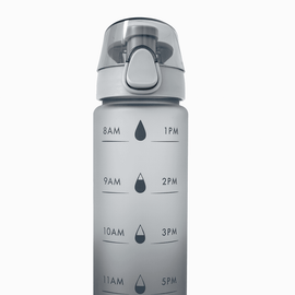 Black Water Bottle 600ml Nawao.com