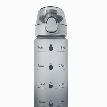 Black Water Bottle 600ml Nawao.com