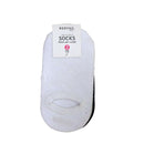 Black White 2 Pack Invisible Socks Assorted Nawao.com