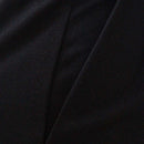 Black Wide Leg Trousers With Self Belt Detail Nawao.com