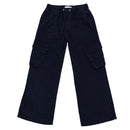 BLACK WIDELEG CARGO POCKET JEANS BLACK 11 12 YEARS Nawao.com