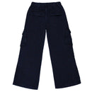 BLACK WIDELEG CARGO POCKET JEANS BLACK 11 12 YEARS Nawao.com