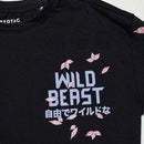 Black Wild Beast Oversize Tee Nawao.com