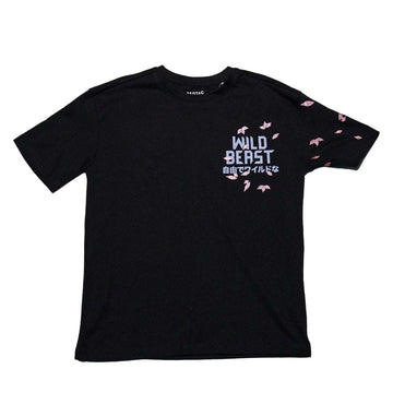 Black Wild Beast Oversize Tee Nawao.com