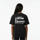 Black With Back Print Tops Nawao.com