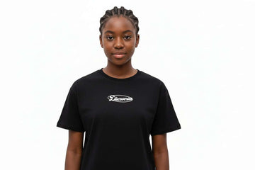 Black With Back Print Tops Nawao.com