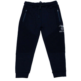 Black Zip Pockt Cut N Sew Track Pant Black Nawao.com