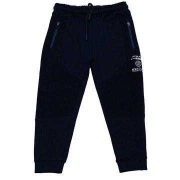 Black Zip Pockt Cut N Sew Track Pant Black Nawao.com