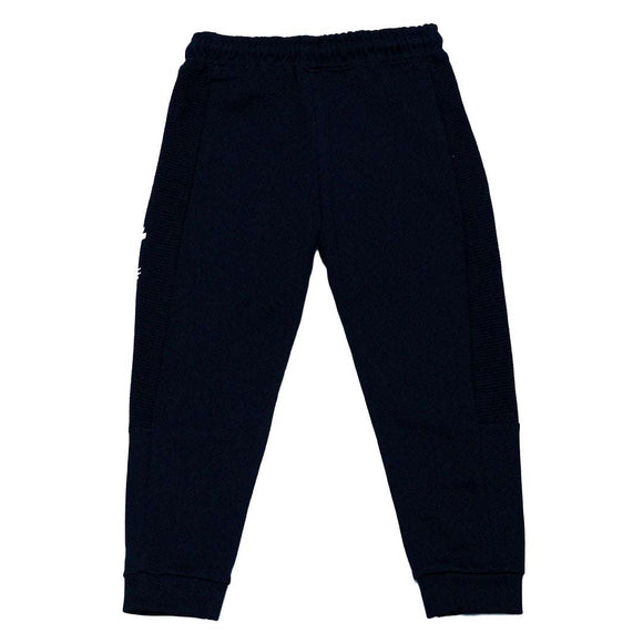 Black Zip Pockt Cut N Sew Track Pant Black Nawao.com