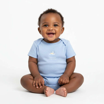 Blue 3 Pack Assorted Bodysuits Blue Nawao.com
