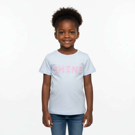 Blue 3D Embellishment T Shirt Blue Nawao.com