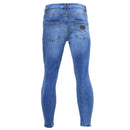 Blue 5 Pocket Skinny Fit Jeans  Blue Nawao.com