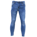 Blue 5 Pocket Skinny Fit Jeans  Blue Nawao.com