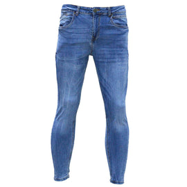 Blue 5 Pocket Skinny Fit Jeans  Blue Nawao.com