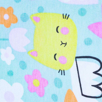 Blue All Over Print T Shirt Nawao.com