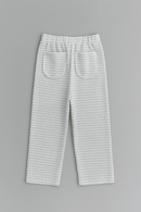 Blue Allover Stripes Casual Sets Blue Nawao.com