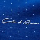 Blue Aop Polo Shirt With Chest Logo Blue Nawao.com