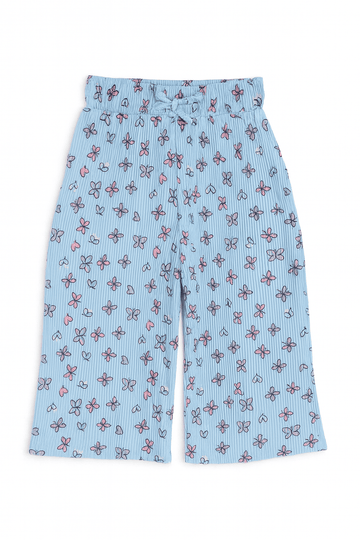Blue Butterfly Wide leg And Top set Nawao.com