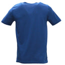 Blue Crew Neck T Shirt Blue Nawao.com