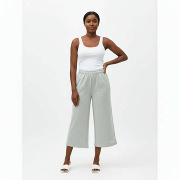 Blue Culotte  Wideleg Pant Blue Nawao.com