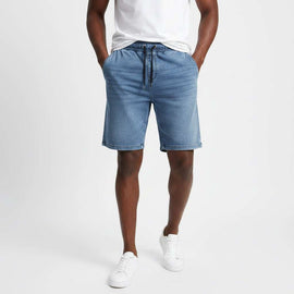 Blue Denim Shorts Blue Nawao.com