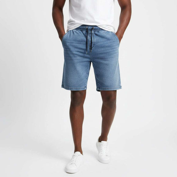 Blue Denim Shorts Blue Nawao.com