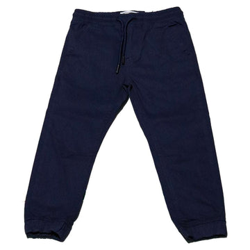 Blue Elastic Waist Jogger Nawao.com