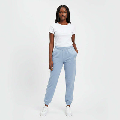 Blue Elasticated Hem Jog Pant Blue Nawao.com