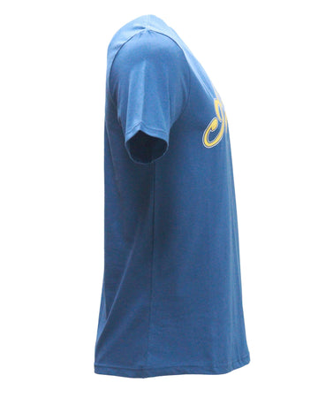 Blue Graphic T-Shirts Nawao.com