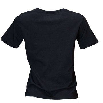 Blue Hello Roping Embellished T Shirt Nawao.com
