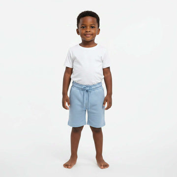 Blue Jacquard Shorts Blue Nawao.com