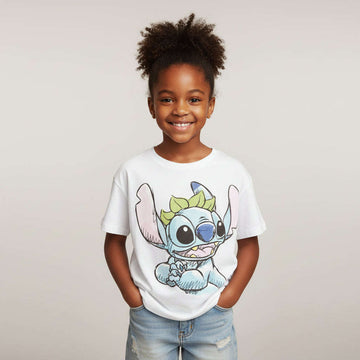 Blue Lilo   Stitch Boxy Top Pale Blue 8 9 Years Nawao.com
