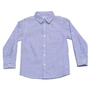 Blue Long Sleeve Stripe Shirt Blue Nawao.com