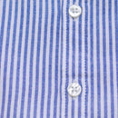 Blue Long Sleeve Stripe Shirt Blue Nawao.com