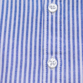 Blue Long Sleeve Stripe Shirt Blue Nawao.com