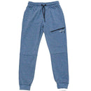Blue Mel One Pocket Heatseal Active Pants Blue Nawao.com