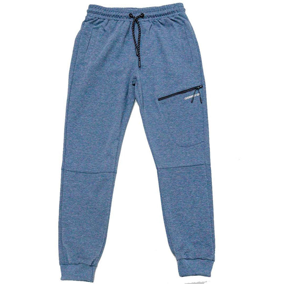 Blue Mel One Pocket Heatseal Active Pants Blue Nawao.com