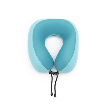 Blue Memory Foam Neck Pillow Nawao.com