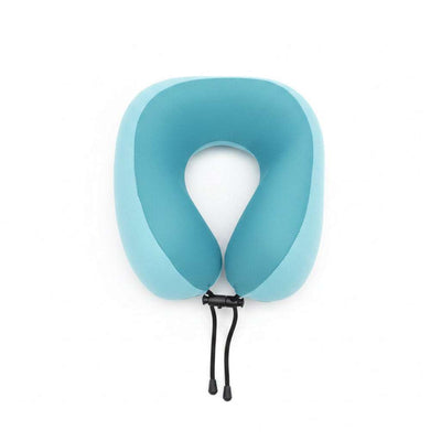 Blue Memory Foam Neck Pillow Nawao.com