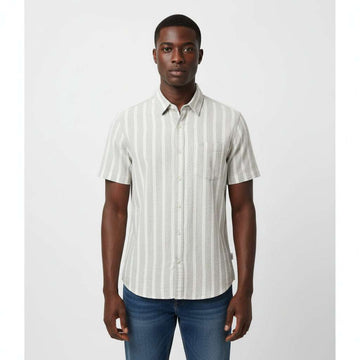 Blue Mens Casual Shirt Nawao.com
